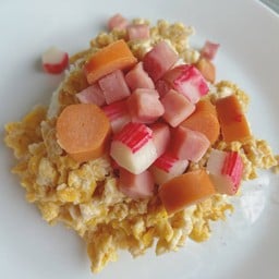 ข้าวไข่ยู่ยี่ทรงเครื่อง