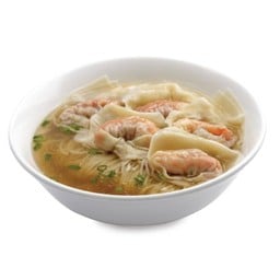 บะหมี่เกี๊ยวน้ำไส้กุ้งผสมหมูสับ