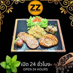 1207วากิวสันนอก+หมูพริกไทยดำกับสปาเก็ตตี้ทรัฟเฟิล