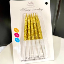 เทียนสั้น(สีทอง)