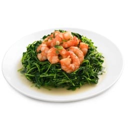 เต้าเหมี่ยวผัดกุ้ง