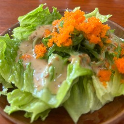 สลัดน้ำงาคั่วญี่ปุ่น sesame dressing salad
