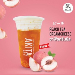 ชาพีชครีมชีส Akita cha