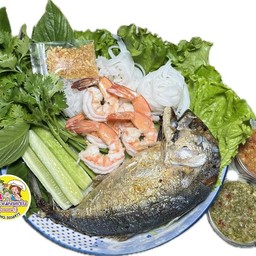 เมี่ยงปลาทู+กุ้ง