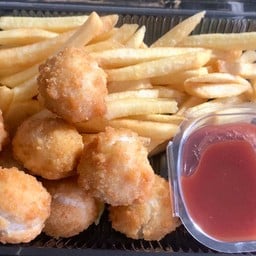 ไก่ป๊อป+เฟรนฟราย