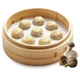 เสี่ยวหลงเปาไส้เห็ดรวมและทรัฟเฟิลออยล์  (5 ชิ้น)