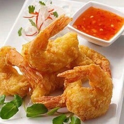 กุ้งชุบแป้งทอด