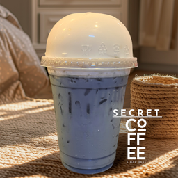 ชาอัญชันนมสดครีมชีส