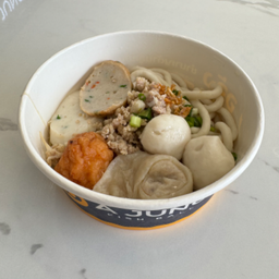 อุด้งเนื้อปลา (เส้นปลา)