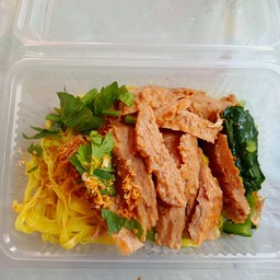 บะหมี่หมูอบเจ Vegan