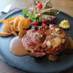 สเต๊กสันคอหมู ซูวี