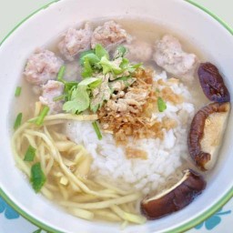 ข้าวต้มหมู อาหารตามสั่งบ้านสองอัน