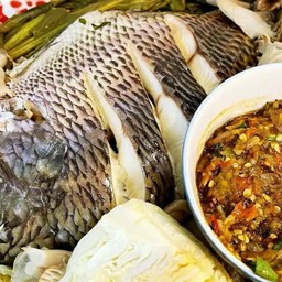 ปลานิลนึ่งแจ่วไซด์ใหญ่ (ปรับราคาของแพง)