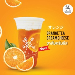 ชาส้มครีมชีส Akita cha