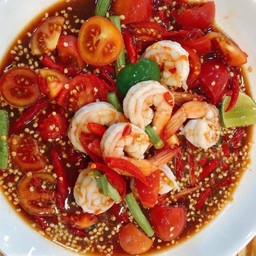 ยำกุ้งสุก