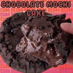 Chocolate Mochi Cake - โมจิช็อกโกแลตเค้กไส้เยิ้ม