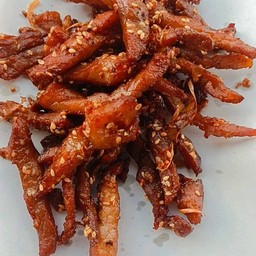 หมูทอดแดดเดียว