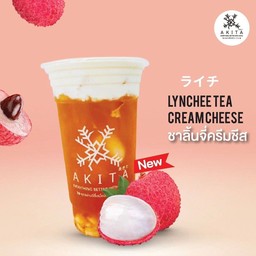 ชาลิ้นจี่ครีมชีส Akita cha