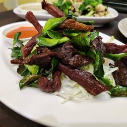 เนื้อแดดเดียวทอด
