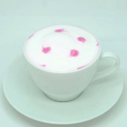 นมชมพู (ร้อน) Hot Pink milk