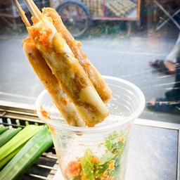 ไข่หมึกย่างห่อใบตอง 10 ไม้ (ตลาดเซฟวันGO)