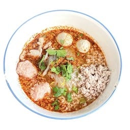 เส้นเล็ก ต้มยำ หมู