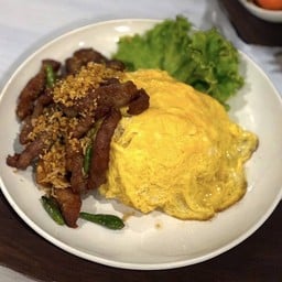 ข้าวหมูทอดลองดูง VS ไข่ข้น