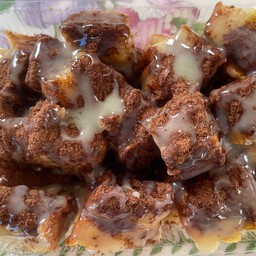 ปังแท่งฉ่ำ เนยนม + โอวัลติน  เล็ก 1 ชิ้น