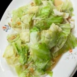 กะหล่ำปลีผัดน้ำปลา