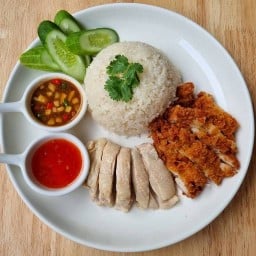 แจส กรีน อร่อยจริงข้าวมันไก่ ข้าวมันไก่ต้ม ข้าวมันไก่ทอด ข้าวยำไก่แซ่บ ข้าวคอหมูย่าง ข้าวยำคอหมูย่าง แจส กรีน วิลเลจ สาขารามคำแหง