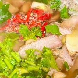 ต้มแซ่บคอหมูย่างน้ำใส