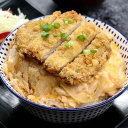 คัตสึด้ง ข้าวไข่ข้นทงคัตสึ (ปลา-หมู)