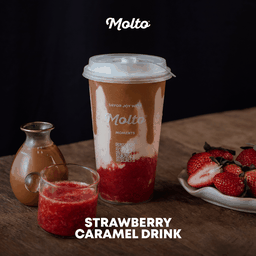 เครื่องดื่ม สตรอว์เบอร์รี คาราเมล