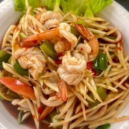 ตำกุ้งสุก