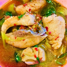 แกงป่าปลากะพงหอมใบยี่หร่า