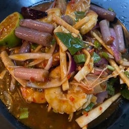 ยำกุ้งสุก