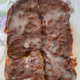 ขนมปังแผ่นปิ้ง เนยนม + นูเทลล่า 2 แผ่นใหญ่