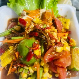 ตำข้าวโพดไข่เค็ม