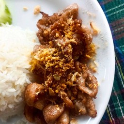 ข้าวหมูทอด