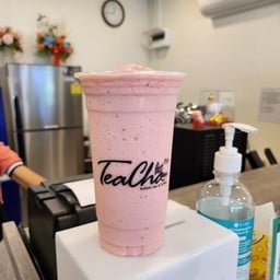 นมสดสตอว์เบอร์รี่สมูทตี้