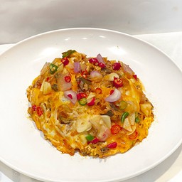 ข้าวไข่ขยี้ปลากระป๋อง