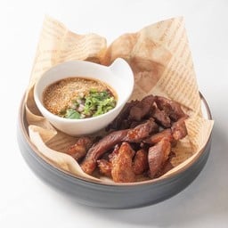 หมูแดดเดียวทอด