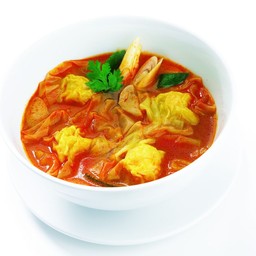 ต้มยำเกี๊ยวกุ้ง