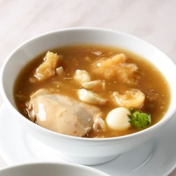 กระเพาะปลาไก่ตุ๋นเนื้อปู