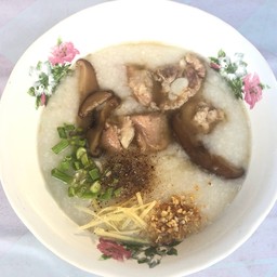 โจ๊กซี่โครง-กระดูกหมูอ่อน-เห็ดหอม