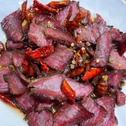 กางปาเนื้อวัว 油淋牛干巴