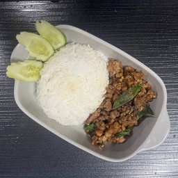 ข้าวกระเพราหมูสับ