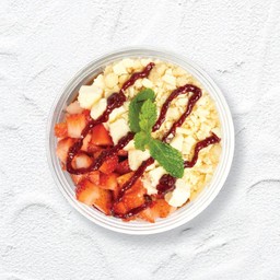 Strawberries Cheese Cake Bowl