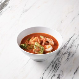 แกงส้มกุ้งชะอมทอด