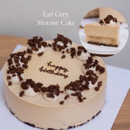 Earl grey mousse cake